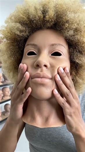 Wait… this looks unreal 😳But it’s a real $250 silicone mask (NOT a filter) Link in bio 👇
