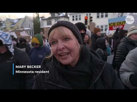 'Unacceptable.' ICE shooting and immigration policies blasted at Minneapolis protest