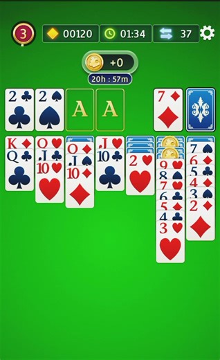 solitaire classic gameplay #solitaireclassic #solitaire #solitairegame