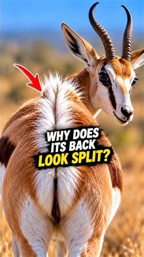 Why Does This Springbok’s Back Look Split Open? 😳
