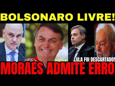 BOLSONARO FREE! MORAES ADMITS ERROR AND BACKTRACKS! URGENT NEWS FROM THE SUPREME COURT!