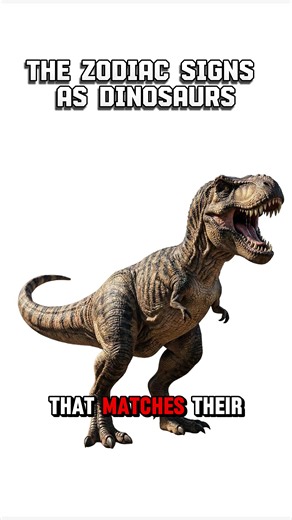 The Zodiac Signs As Dinosaurs! #zodiacs #zodiacsign #astrology #zodiacsigns
