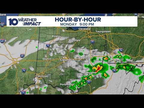 Tracking showers, storms moving through central Ohio | Live radar