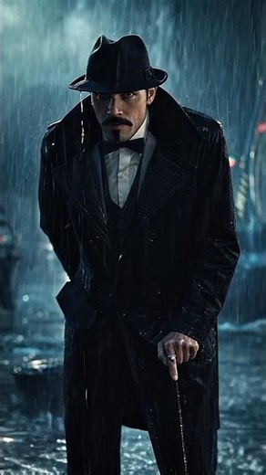 Synthetics Edward James Olmos (Gaff) and Harrison Ford (Deckard) performs Blade Runner scene.