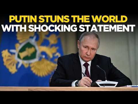 Vladimir Putin Live | Vladimir Putin Drops Huge Bombshell | Russia Ukraine War | Iran | Trump | US