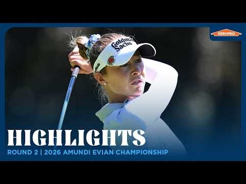 Round 2 Highlights presented by SERVPRO | 2026 Amundi Evian Championship