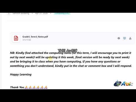 HOW TO ACCESS AND LOCATE YOUR COMPUTING NOTES ON THE APLUSAXIOM