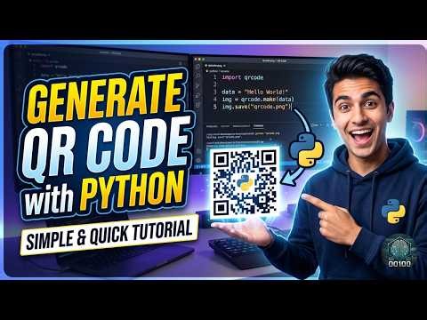 🚀How to Generate FREE QR Codes in 3 Minutes Using Python!