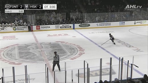 Cole Guttman with the only tally in the shootout👀 Ontario Reign | #ONTvsHSK | AHL