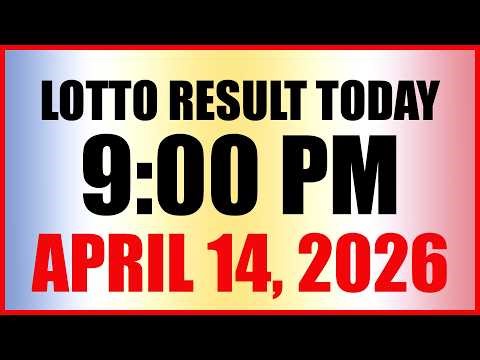 Lotto Result Today 9pm Draw April 14, 2026 Swertres Ez2 PCSO