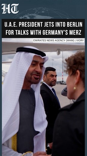 UAE President Lands In Berlin To Meet Germany’s Merz As Gulf-Europe Ties Take Centre Stage |#shorts
