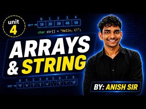 Arrays & String | BTEUP Diploma CS/IT 3rd Semester | Theory & Practical | Lecture 04