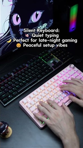 Quiet Typing + Clean Setup = AULA F75 ✨ #shorts