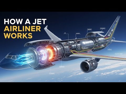How a Jet Airliner Works? Complete Breakdown of Aircraft Structure, Flight Controls & Safety Systems
