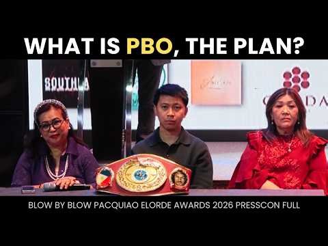 Philippine Boxing Organization & Pacquiao Elorde Awards Presscon Full
