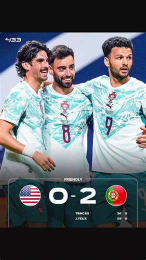 𝐁𝐑𝐔𝐍𝐎 𝐂𝐀𝐍'𝐓 𝐒𝐓𝐎𝐏 𝐀𝐒𝐒𝐈𝐒𝐓𝐈𝐍𝐆: ➕🅰️🅰️ Trincão & João Félix score on passes from him as Portugal 🇵🇹 beat USA 🇺🇸 #portugal #usa #football #friendly #fyp 🔥🔥🔥@FIFA World Cup 🤯🤯