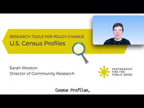 Quick Training: 2026 US Census Profiles | Research Tools for Poilcy Change