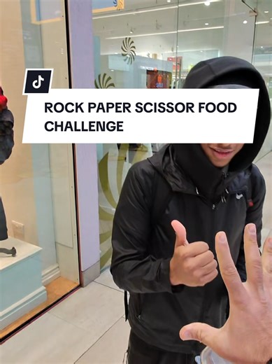rock paper scissor shoot challenge. at pudding Doree. #rockpaperscissors #challange #dessert #metaglasses #pov