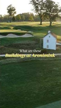 What are these buildings on the course at the PGA Championship? 🤔