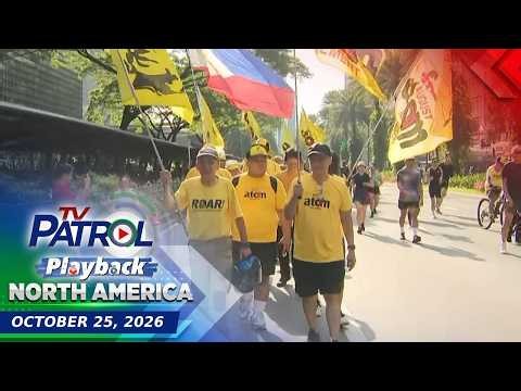TV Patrol Playback North America | October 25, 2026