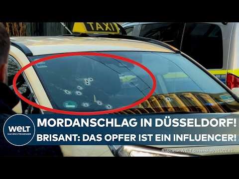 MORDANSCHLAG AUF TAXIGAST IN DÜSSELDORF! Brisant: Täter wollten mit zehn Kugeln Influencer töten