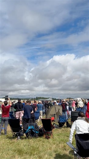 Polish F-16 Tiger Demo Team Takeoff - RIAT 2025