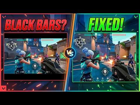VALORANT Black Bars Fix (1280x960 Stretched Resolution Guide)