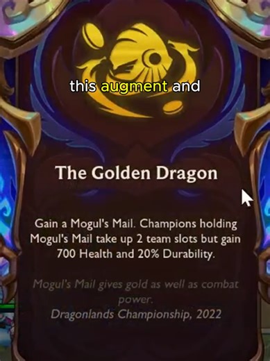 Golden Dragon and Tibbers Break the Game