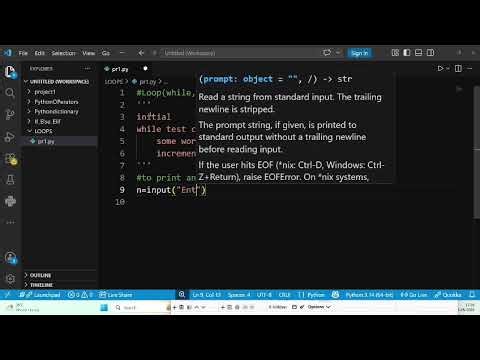 Python First Loop Program 🔁 | Print Message 5 Times| Loop Part2