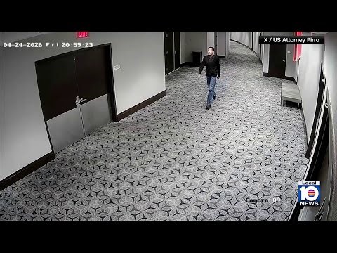 Prosecutors release video of armed man storming correspondents’ dinner