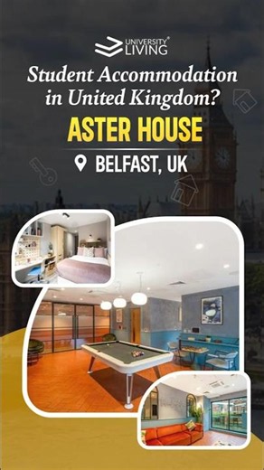 Aster House Belfast | Student Accommodation In Belfast | Queen's University Belfast | Study in UK
