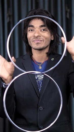 #magic ✨ RING THROUGH RING MAGIC TRICK TUTORIAL 🤯