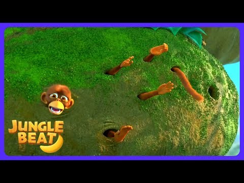 Jungle Beat - Monkey Stuck in a Giant Tree! 🌳 | Kids Cartoons | WildBrain Circus