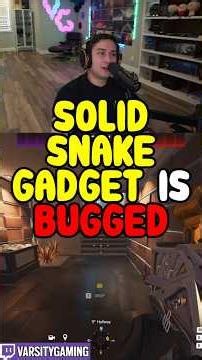 SOLID SNAKE GADGET IS BUGGED (SIEGE SCHOOL) #shorts