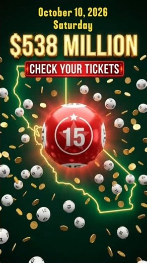 Powerball Winning Numbers Sat Oct 10 2026 🚨 $538M Jackpot!
