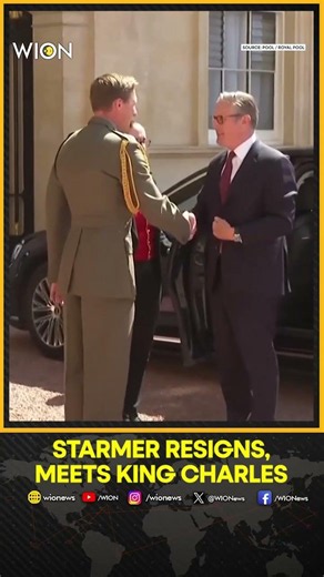 UK's Starmer Formally Resigns as PM in Meeting With King Charles | WION Shorts