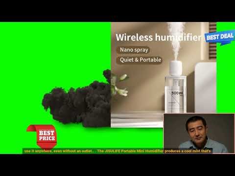 1005004698887146 JISULIFE Portable Mini Humidifier wireless Small Cool Mist Humidifiers
