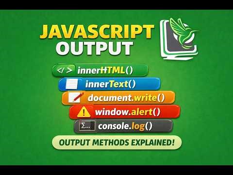 Master JavaScript Output Step by Step | Beginner to Advanced