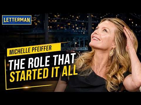 Dave & Michelle Pfeiffer Watch Her First Ever TV Role | David Letterman