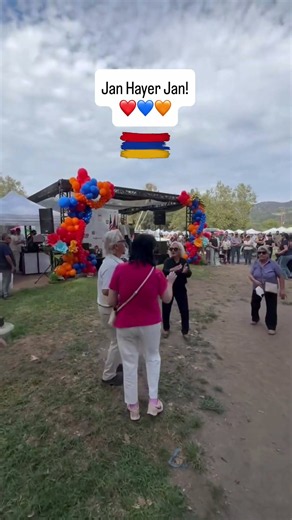 Armenian dancing at the festival in Glendale. 🇦🇲 ##shorts