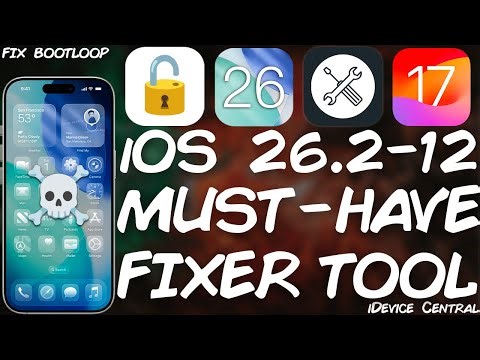 iOS 26.2 - 12.0: MUST HAVE APP: Fix ANY iOS Issue, Bootloop, Frozen Device & Corrupted Updates