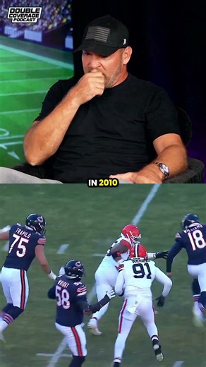 brian urlacher on how many super bowls he wins with caleb williams 🐻 #DoubleCoverage #nfl