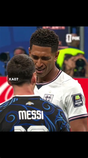 When Messi Met Jude Bellingham🥶🤯 #shorts #ronaldo #messi #bellingham #shortsvideo