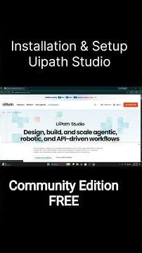 UiPath Studio Installation | Install UiPath Community Edition FREE 🚀 #UiPath #RPA