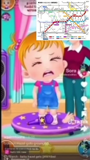 Baby hazel gets grounded