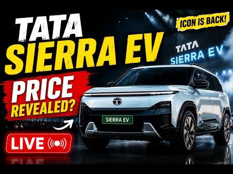 Tata Sierra EV Launch LIVE 🔴 | Price, Range, Features & Full Reveal | Tata Sierra Electric SUV