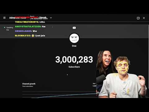 I HIT 3,000,000 SUBSCRIBERS!