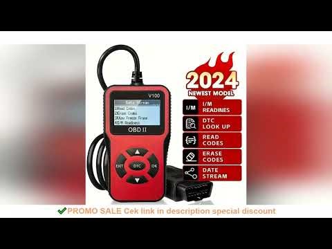1pc V100 Professional OBD2 Scanner, Engine Fault Code Reader, Diagnostic Scan Tool for OBD II Protoc