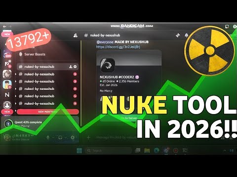 DISCORD RAID TOOL FOR FREE IN 2026 MASS BAN AND 10K+ PING!!