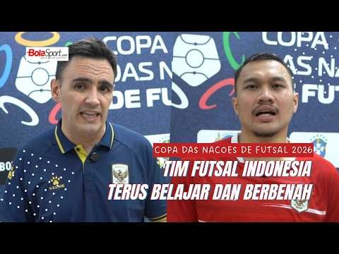 Valuable Lessons! Indonesia National Futsal Team 0-3 Brazil | Copa das Nações